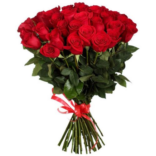 Купить 35 красных роз в интернет-магазине с доставкой по Монастырщине